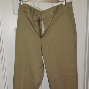 Men's Dickies Khaki Work Chino Pants 36x32